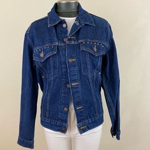 Vintage Levi’s Rhinestone Pocket Denim Trucker Jacket